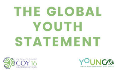 The United Nations Global Youth Statement, 2021