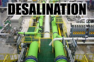 Desalinating water
